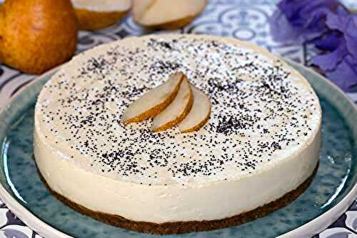 Cheesecake au panais et aux poires