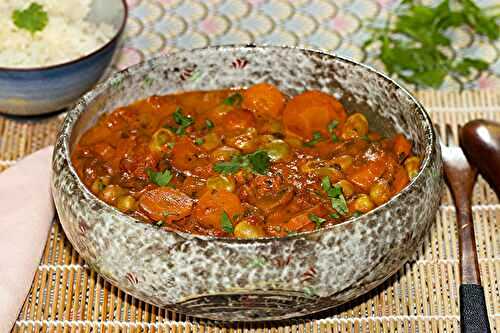 Curry de fèves et de carottes