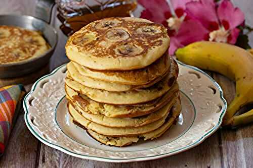 Pancakes aux bananes et au citron vert