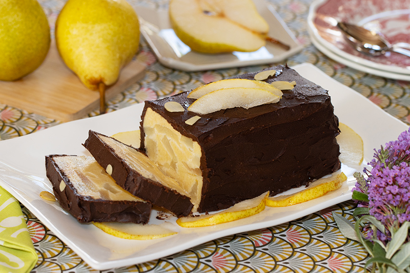Terrine de poires Malakoff