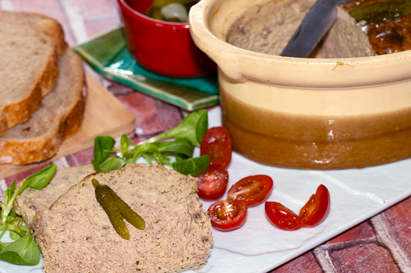 Terrine de volaille au cognac