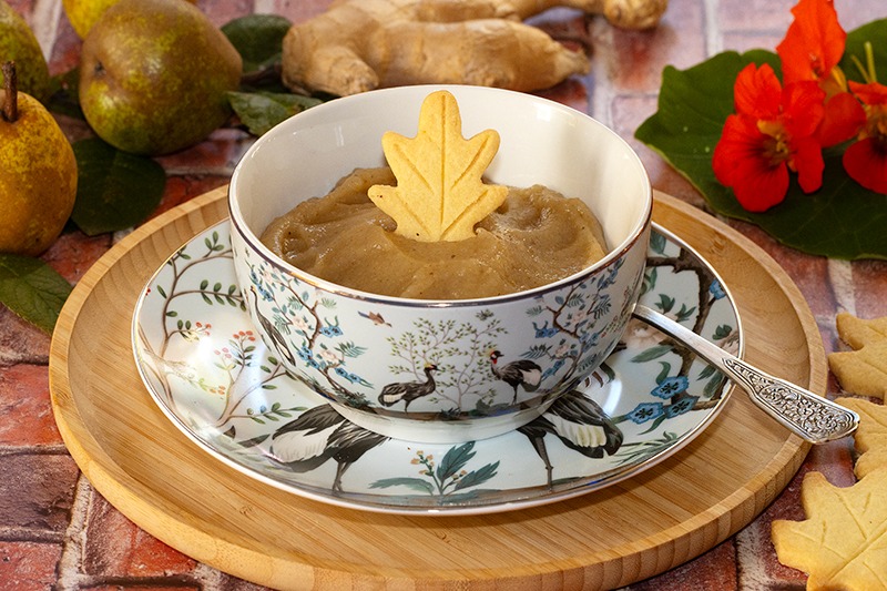Compote de poires au gingembre