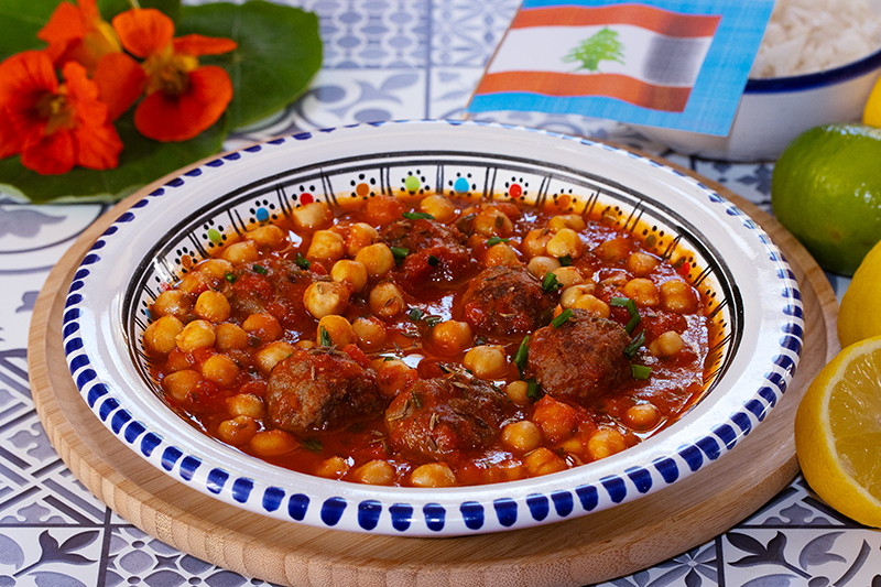 Ragoût de boulettes d’agneau à la libanaise