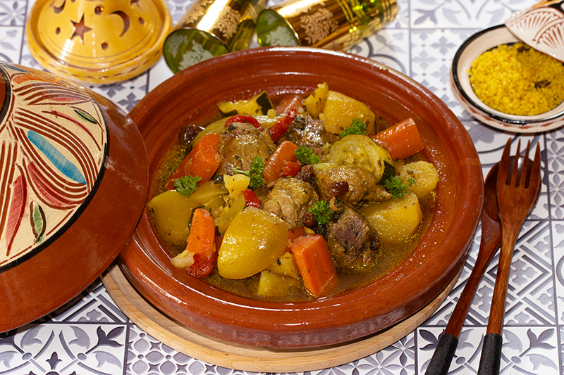 Sot-l’y-laisse de dinde en tajine