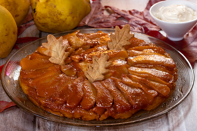 Tarte tatin aux coings