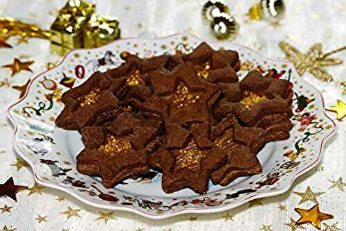 Biscuits étoiles au chocolat