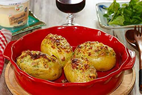 Pommes de terre farcies à la Cancoillotte persillée