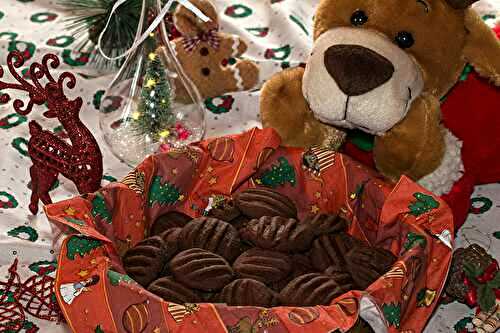 Sablés patte de chat tout chocolat (bredele)