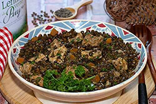 Lentilles Esaü au poulet