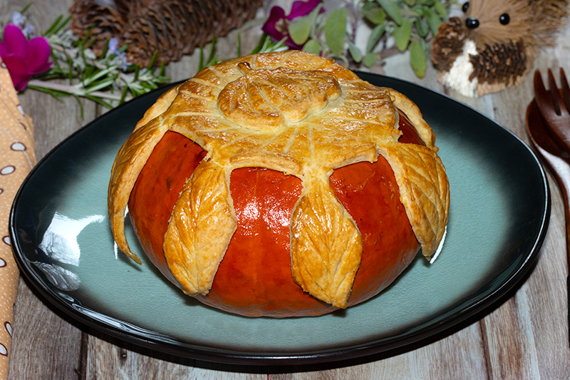 Potimarron farci en croûte