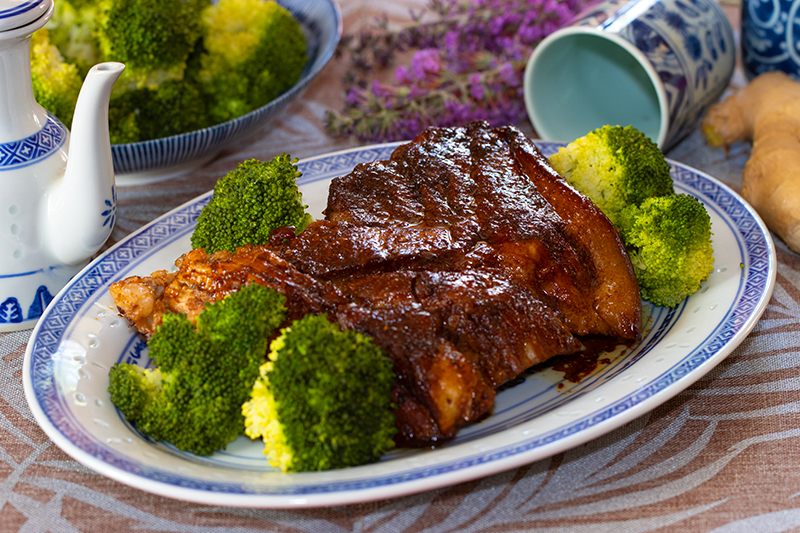 Rouelle de porc laquée « Nouvel An Chinois »
