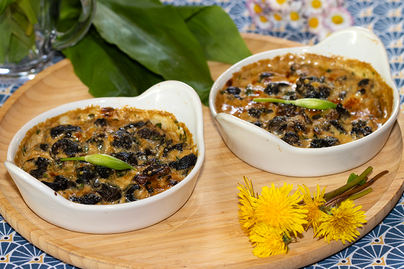 Escargots en cassolettes à l’ail des ours