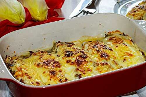 Endives farcies aux champignons