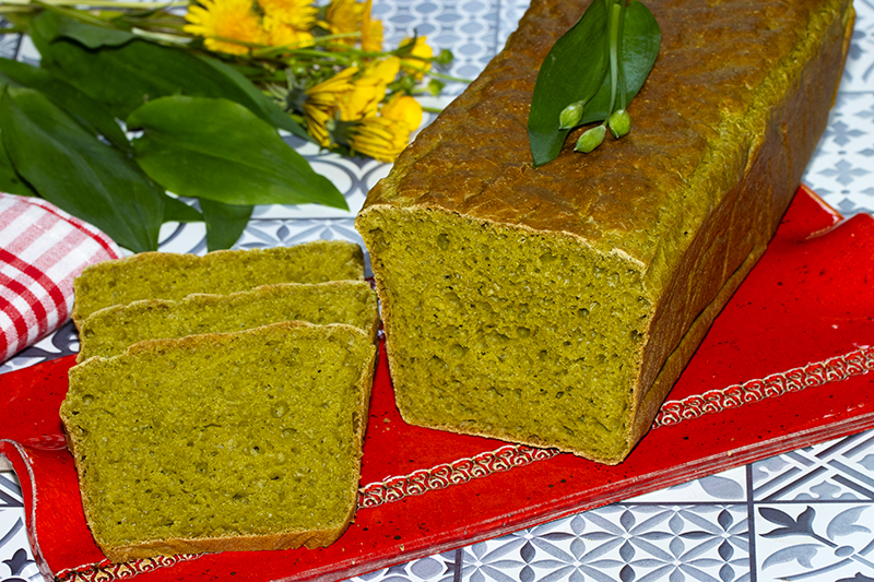 Pain de mie à l’ail des ours