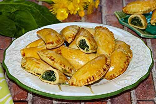 Chaussons  farcis aux épinards et ricotta