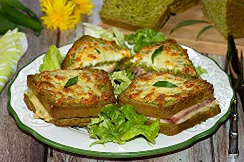Croque-monsieur à l’ail des ours