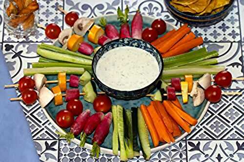 Trempette (dip) à la feta et au miel
