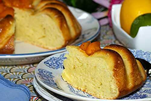 Gâteau moelleux, citron et ricotta