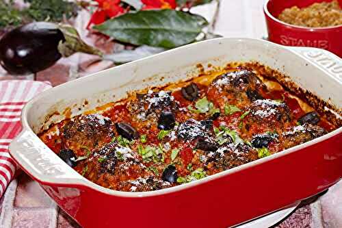 Boulettes d’aubergines alla parmigiana