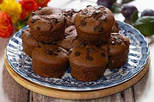 Muffins au chocolat aux quetsches