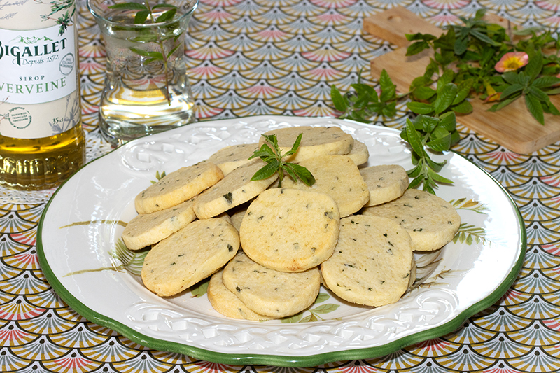 Biscuits sablés à la verveine citronnelle