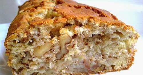 Banana Walnut Bread (cake aux bananes et aux noix)