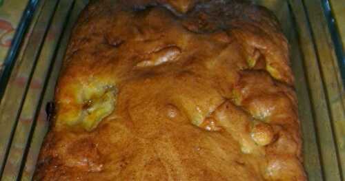 Cake moelleux pomme banane