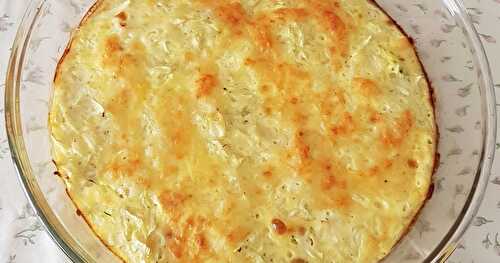 Gratin de courgettes rapide