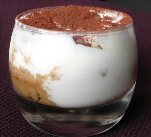 Verrine presque comme un Tiramisu