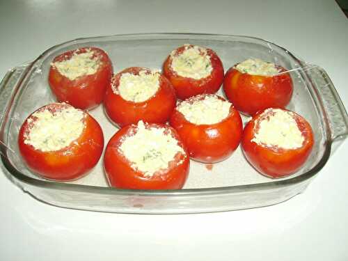 Tomates farcies aux oeufs