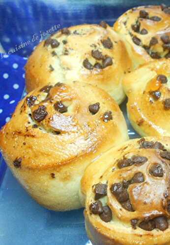 Brioche aux pépites de chocolat - la cuisine de josette