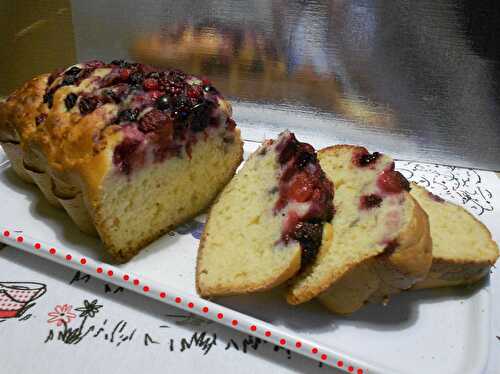 Cake à la ricotta et aux fruits rouges - la cuisine de josette