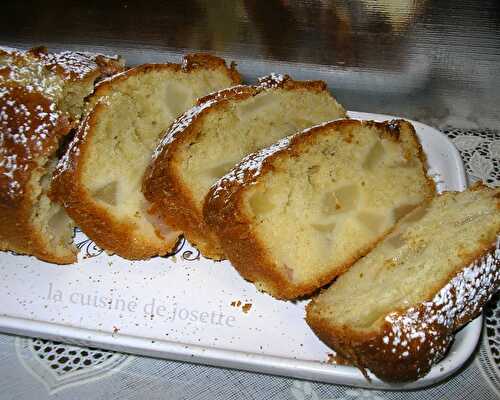 Cake aux pommes et poires - la cuisine de josette