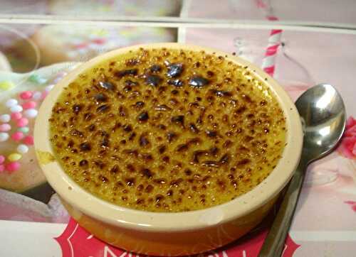 Crème brûlée à la  vanille et  à la fève  tonka - la cuisine de josette