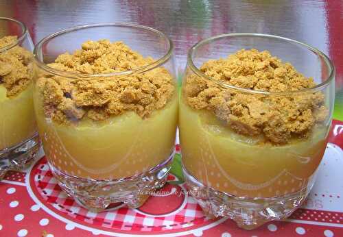 Crumble pommes speculoos - la cuisine de josette