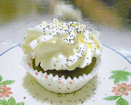 Cupcake chocolat et mascarpone chocolat blanc - la cuisine de josette - la cuisine de josette