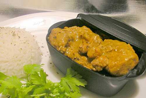 Curry de porc au lait de coco - la cuisine de josette