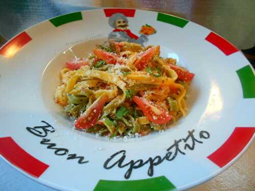 Fettuccine plaglia e fieno - la cuisine de josette