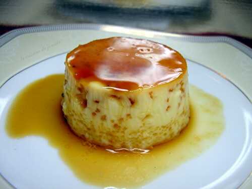 Flan au caramel - la cuisine de josette