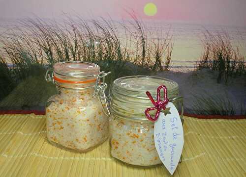 Fleur de sel aux zestes d'oranges - la cuisine de josette