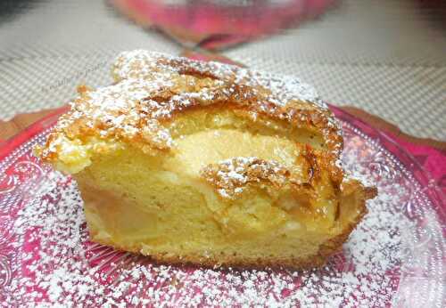 Gâteau moelleux aux pommes vanillé - la cuisine de josette