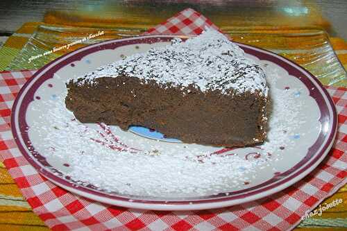 Gâteau sans beurre  pomme et chocolat - la cuisine de josette