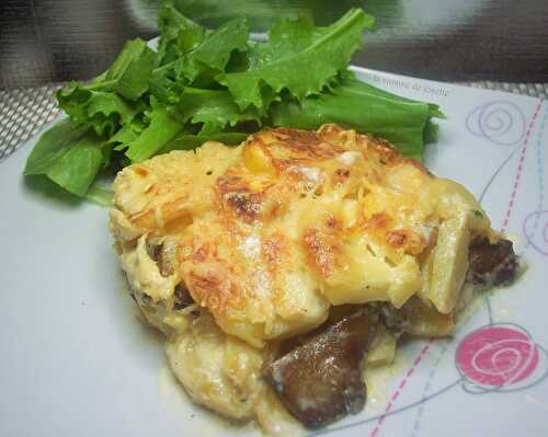 Gratin dauphinois aux cèpes - la cuisine de josette