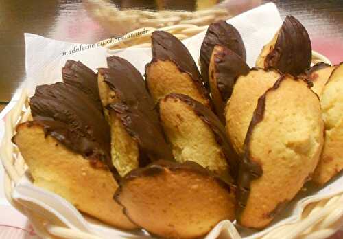 Madeleine au chocolat noir - la cuisine de josette