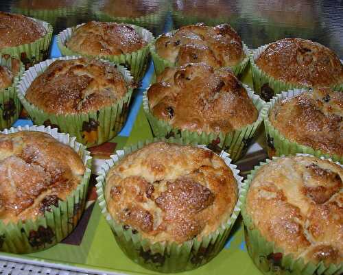 Muffins aux canneberges - la cuisine de josette