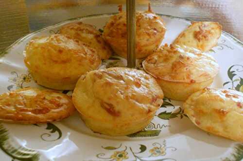 Muffins salé aux lardons et fromage râpé - la cuisine de josette