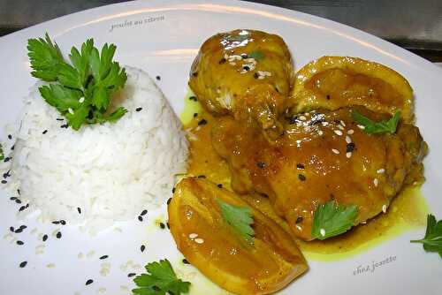 Poulet au citron - la cuisine de josette - la cuisine de josette