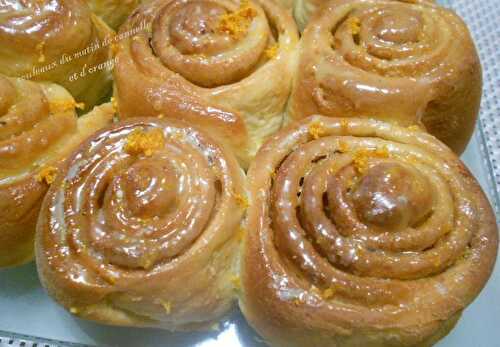 Rouleaux du matin de cannelle et d'orange - la cuisine de josette