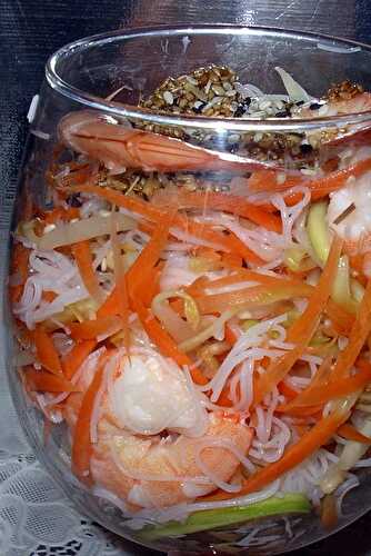 Salade thai express à la cyril lignac - la cuisine de josette