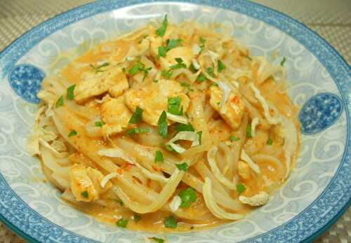 Soupe laksa au poulet - la cuisine de josette